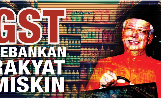 Image result for Gambar GST beban rakyat