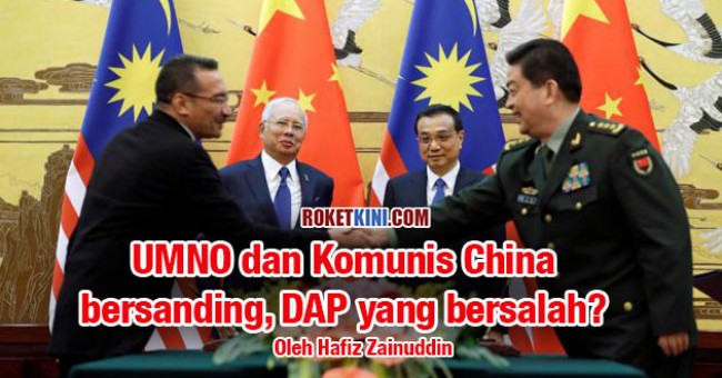 Image result for Gambar Umno dan Parti komunis China