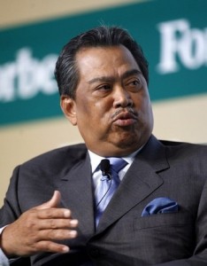 Yassin, Malaysia's International Trade and Industry Minister, speaks at Forbes Global CEO Conference in Singapore